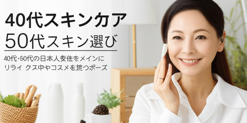 【年代別効果検証】40代・50代の化粧水選びで絶対に失敗しない5つのポイント完全レビュー！セラミド・ナイアシンアミドで美肌を叶える最新攻略法