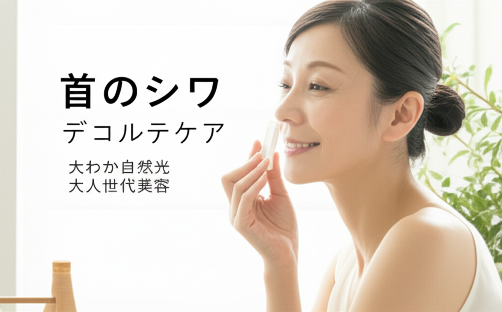 【年齢が隠せない首筋】大人世代が実践すべき「首のシワ改善ハウツー」！毎日5分で変わる本格ケア術と知られざる新常識
