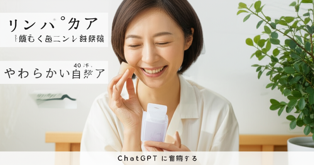 【朝5分の新常識】忙しい40代女性が知るべき「簡単リンパケア革命」！13億円市場が注目する「セルフマッサージ習慣」で顔むくみを瞬間リセットする最新メソッド